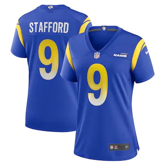 womens nike matthew stafford royal los angeles rams player 